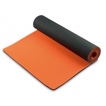 Bodyworx 4ASL881OB TPE Two-Tone Orange/Black Yoga Mat